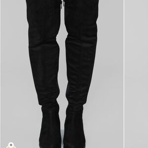 Elegant Black Over-the-Knee Boots